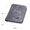 Portefeuille vintage homme cuir – Compact avec porte-cartes & photo