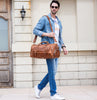 sac de voyage lux en cuir veritable