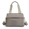 sac de voyage gris textile