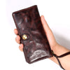 Portefeuille Homme Cuir Luxe Café