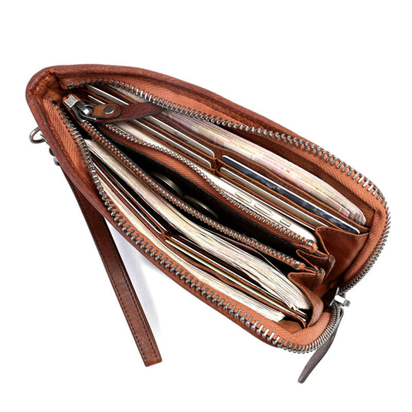 Portefeuille de Luxe Homme Marron