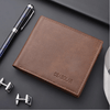 portefeuille personnalisé homme cuir marron