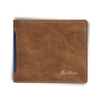portefeuille personnalisé pour homme marron