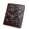 Portefeuille tigre 3D en cuir pour homme