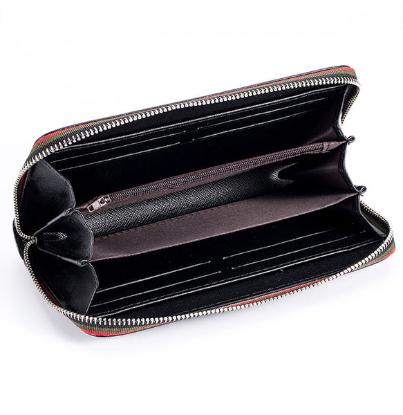 portefeuille à pochette zippe