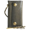 Portefeuille cuir homme luxe gris
