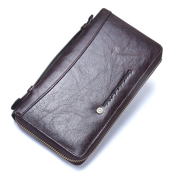 Grand Portefeuille de Voyage modele homme couleur cafe