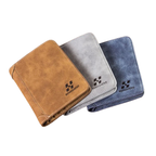 Portefeuille vintage homme cuir – Compact avec porte-cartes & photo