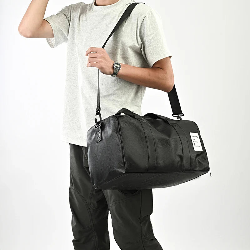 Grand Sac de Voyage en Cuir