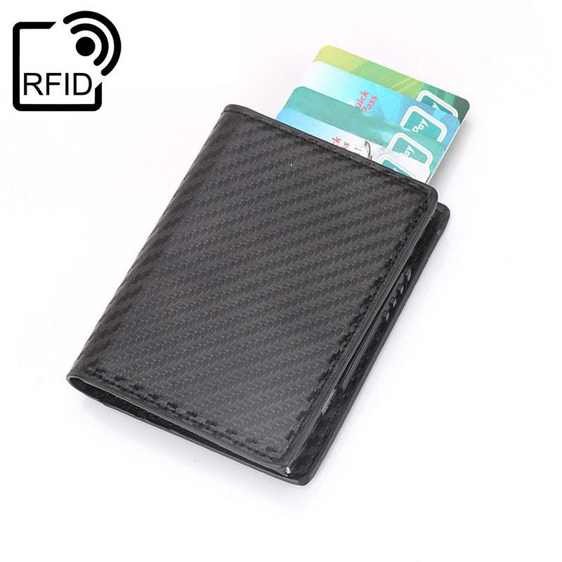 porte-carte de crédit design rfid en cuir synthétique