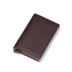 Porte-Cartes Magnétique Marron
