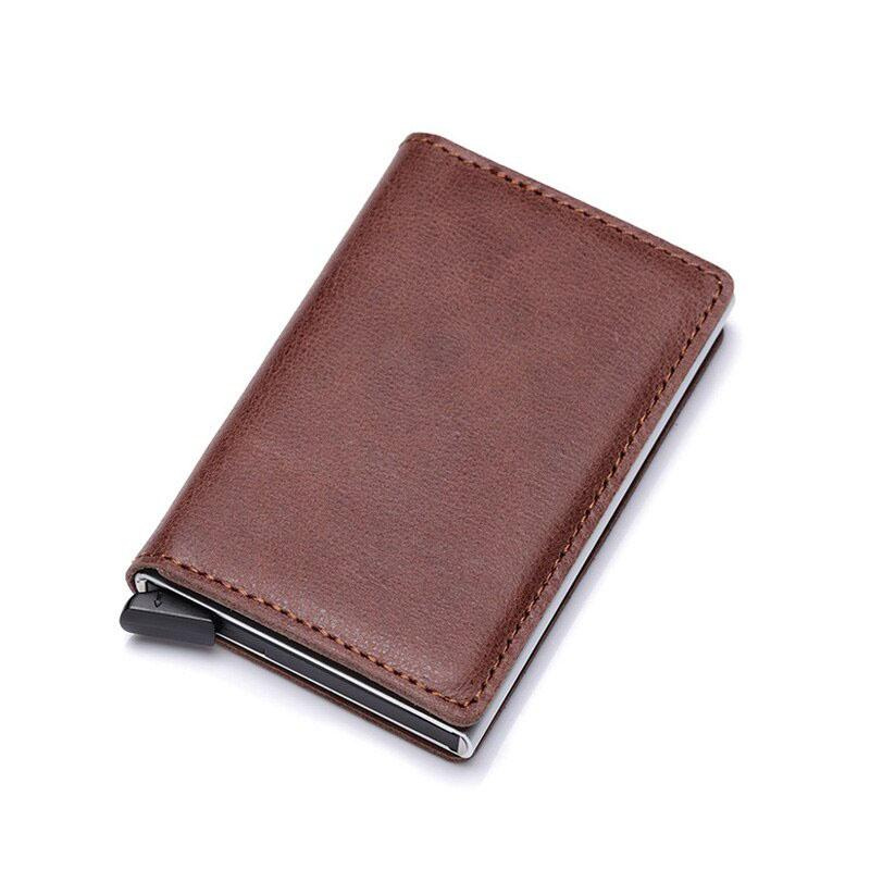 Porte Carte Anti Magnetique Café