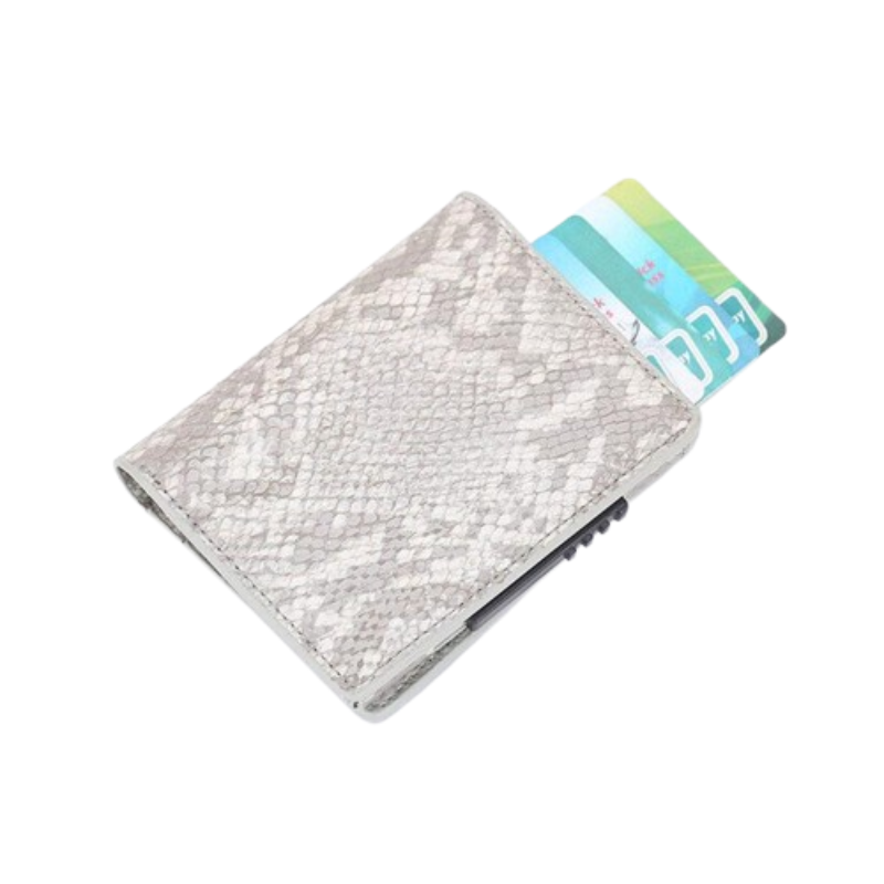 Porte Carte Credit Design Serpent