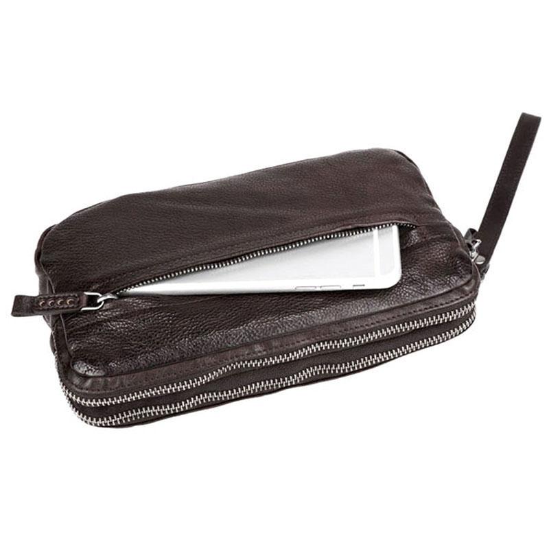 Portefeuille Brad Vintage en cuir véritable