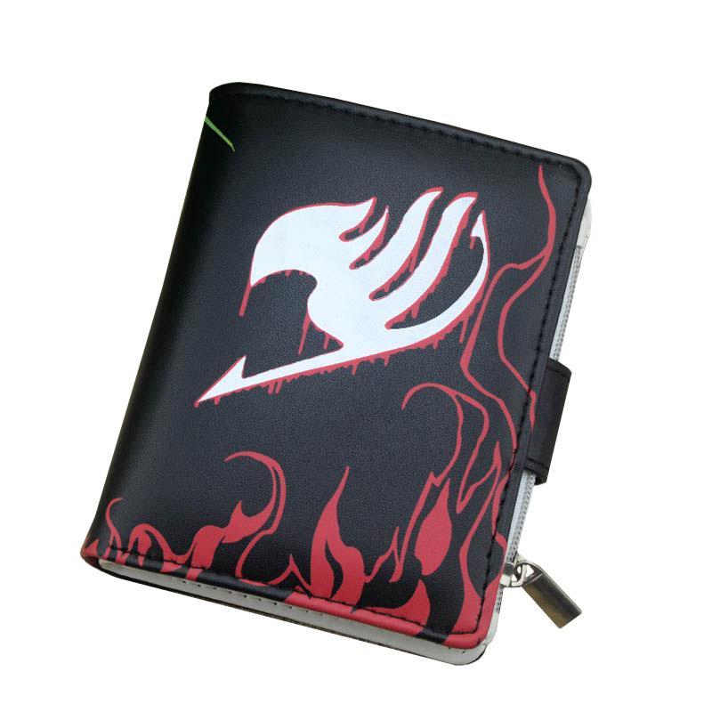 Portefeuille Fairy Tail Noir en cuir PU