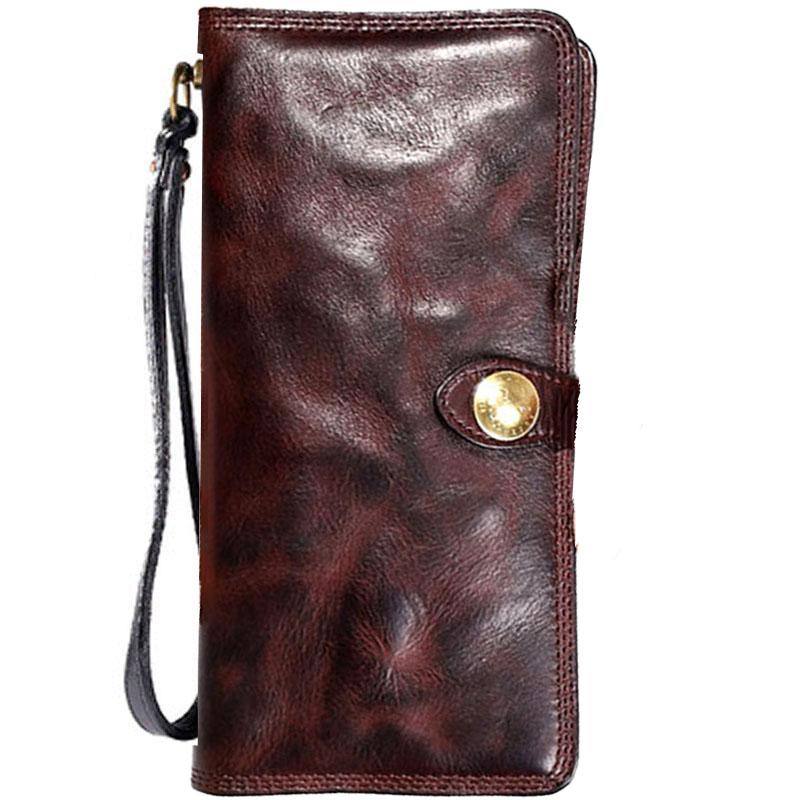 Portefeuille Hector Vintage en Cuir de Vachette