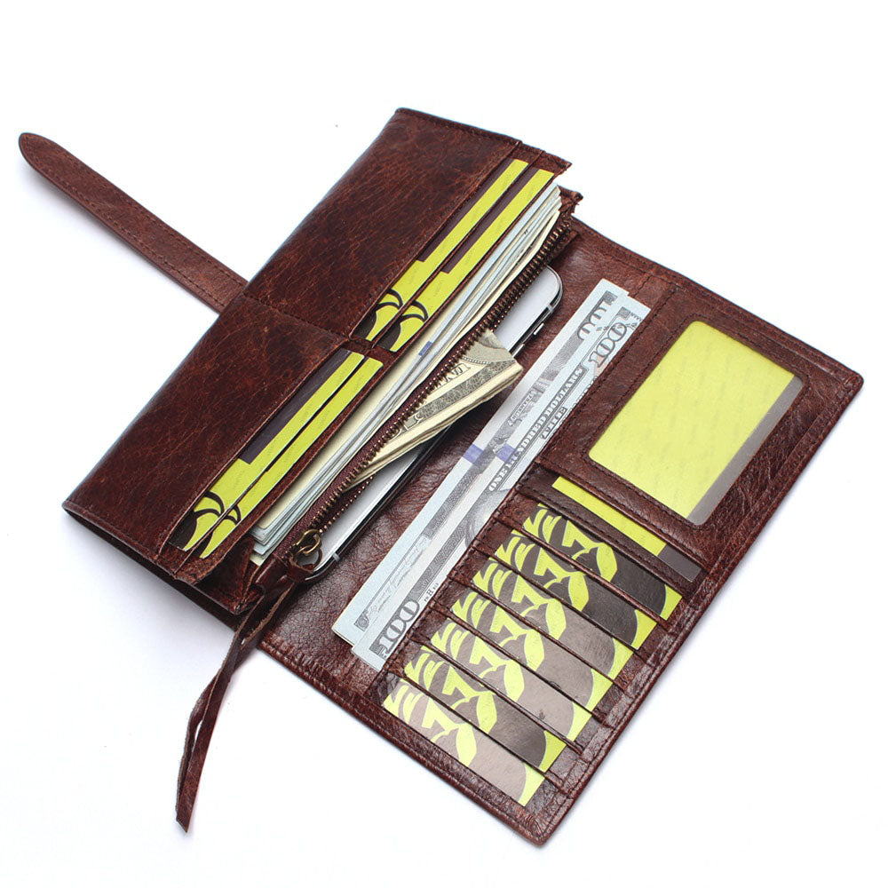 Portefeuille Long Cuir