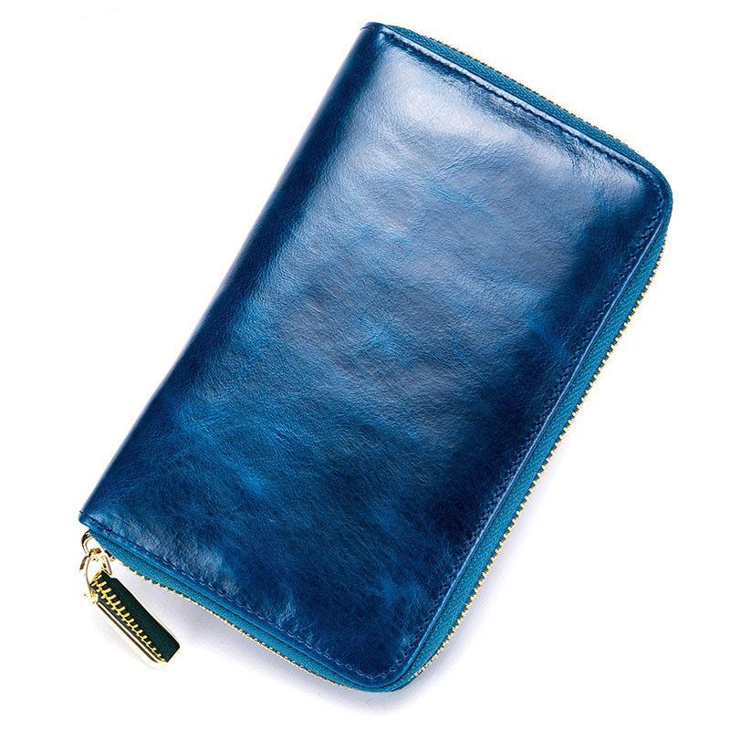 Portefeuille Passeport Bleu