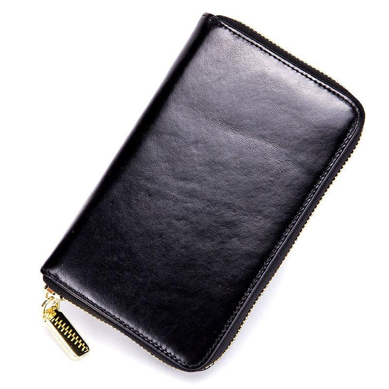 Portefeuille Passeport Noir