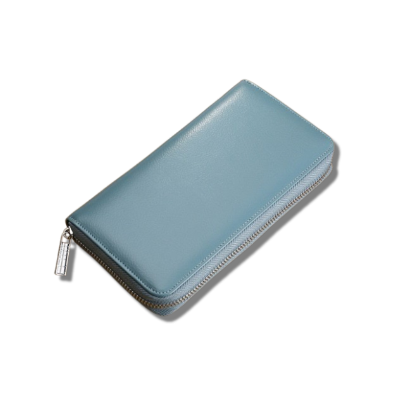 Portefeuille Protection Carte Bancaire bleu