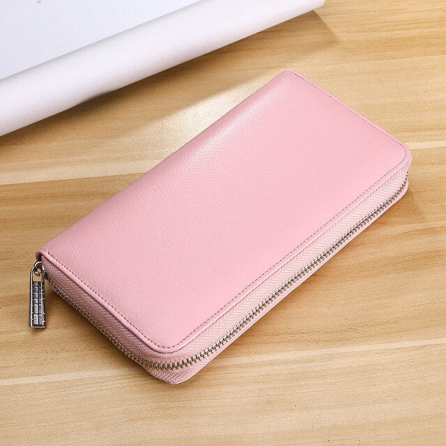 Portefeuille Protection Carte Bancaire rose