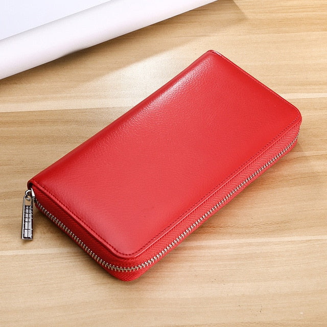 Portefeuille Protection Carte Bancaire rouge