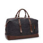 Sac de Voyage en Toile & Cuir – Élégant et Robuste