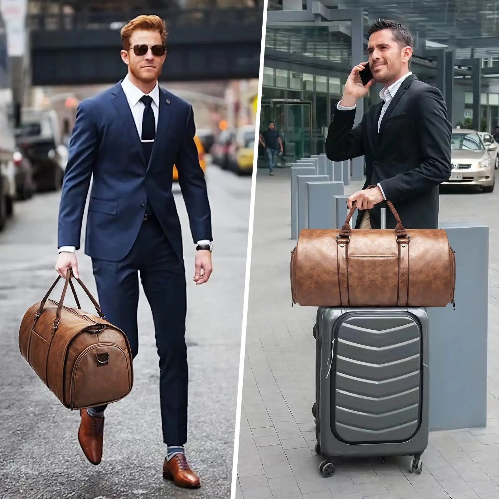 Sac de Voyage Élégant avec Compartiment pour Costumes et Chemises