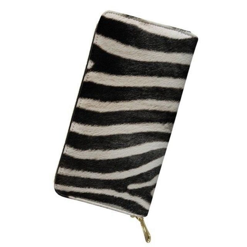 portefeuille femme motif zèbre collection automne hiver fashion