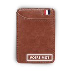 portefeuille homme personnalisé prénom