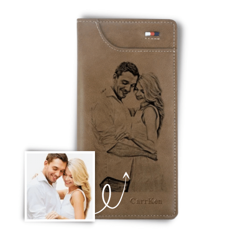 portefeuille personnalisable photo