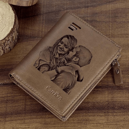 portefeuille personnalisable en cuir