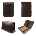 portefeuille personnalisé homme prénom marron