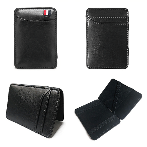 portefeuille personnalisé homme prénom noir