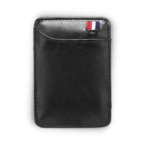 portefeuille personnalisé homme prénom noir