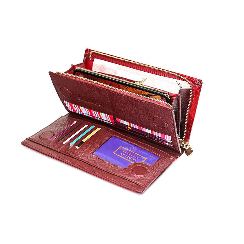 Portefeuille Femme Zippé