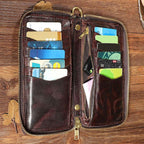 Portefeuille Long Homme Luxe Porte Carte