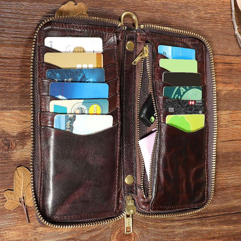 Portefeuille Long Homme Luxe Porte Carte