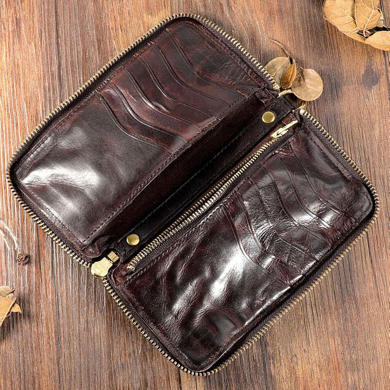 Portefeuille Long Homme Luxe Cuir