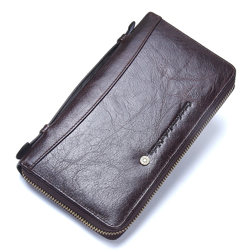 Grand Portefeuille de Voyage modele homme couleur cafe