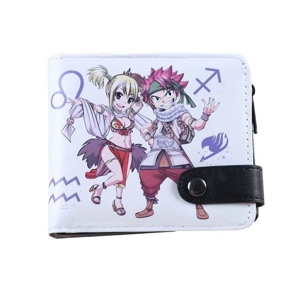 Portefeuille Fairy Tail Blanc en Cuir PU