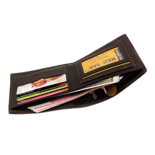 portefeuille personnalisé homme avec 2 volets
