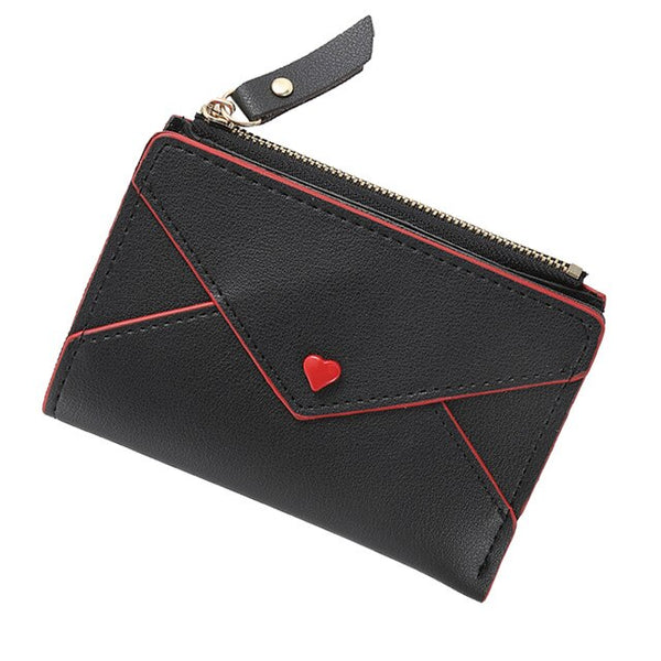 portefeuille femme love letter en cuir PU